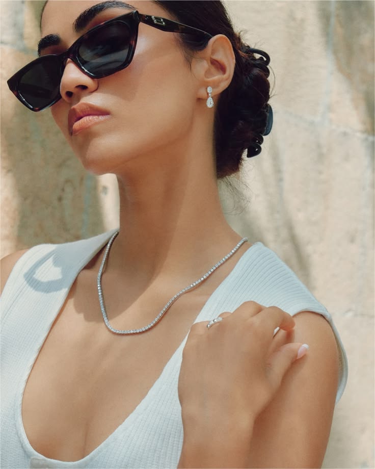 Everyday diamond jewellery styling
